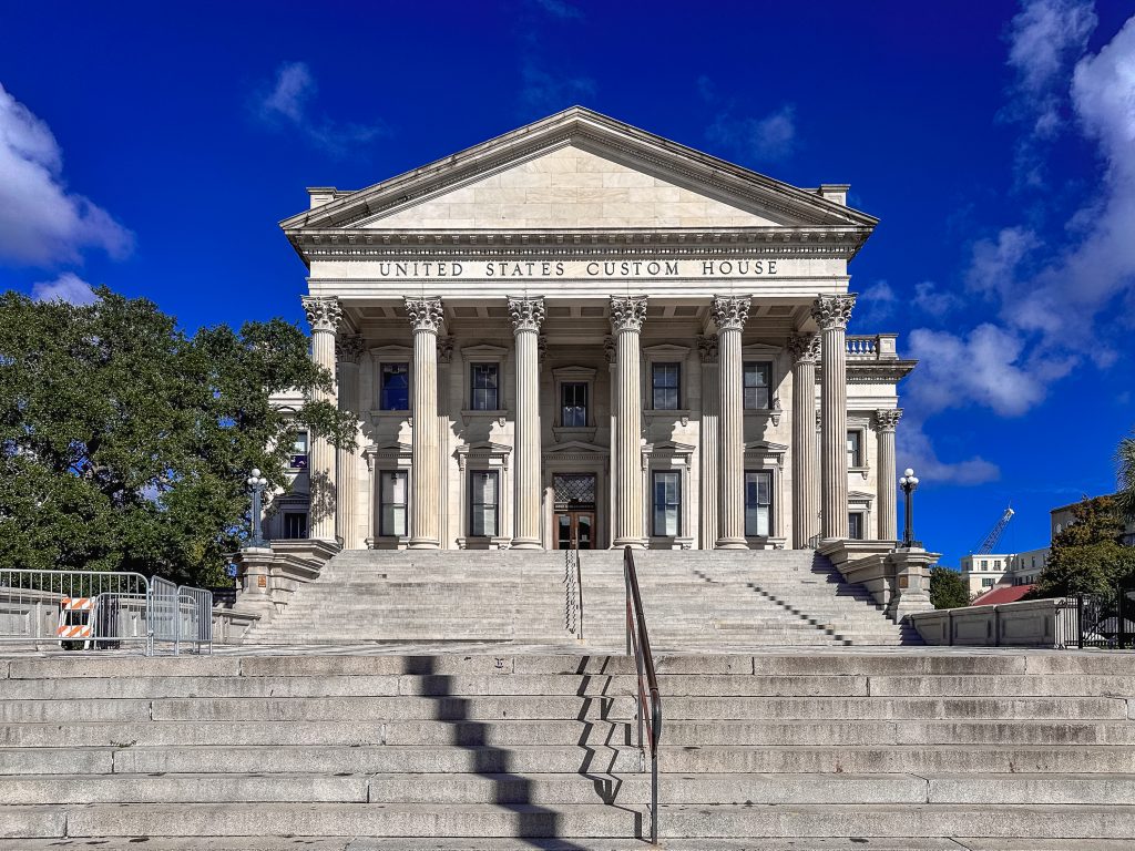 The US Customs House in Charleston, South Carolina