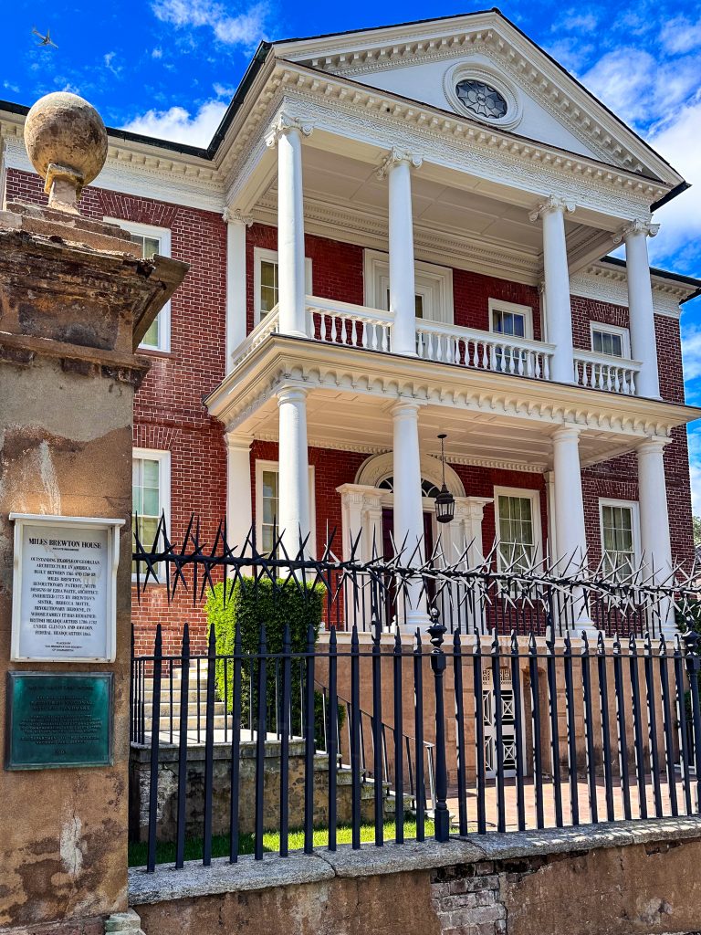 Miles Brewton House in Charleston, South Carolina