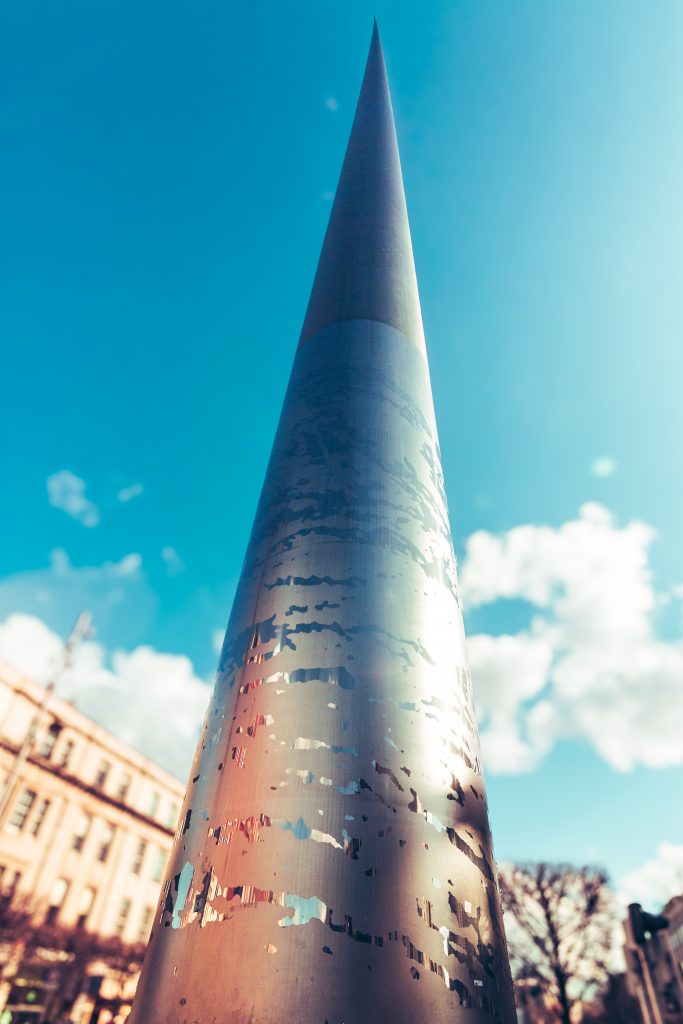 Spire Monument of Light in Dublin Ireland photography print